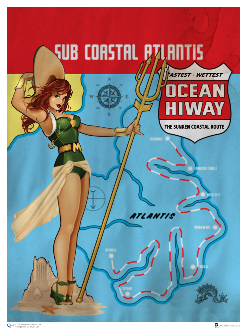 Illustration for article titled Show Your Love For DC Comics Heroines With These Dreamy 1940s Pin-Ups!